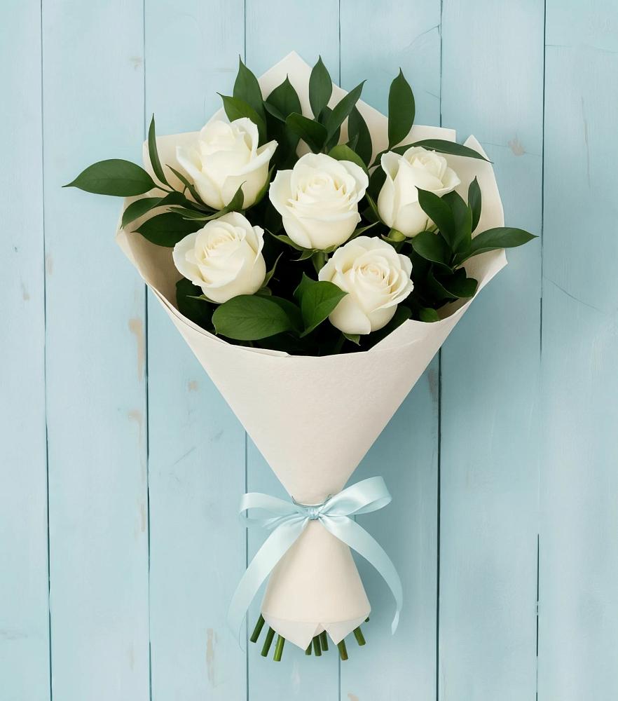 Букет цветов из: Розы в Высоком