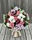 Букет цветов из: Альстромерии, Гвоздики, Розы и Хризантемы в Высоком