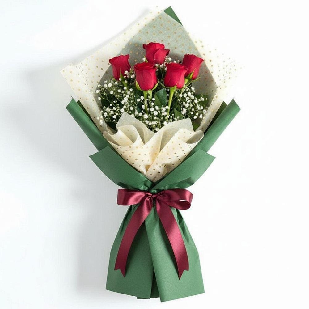 Букет цветов из: Розы в Высоком