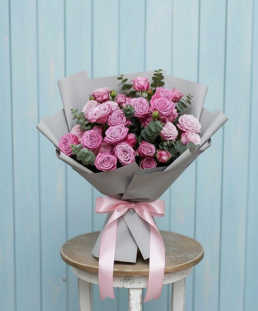 Букет цветов из: Розы в Высоком