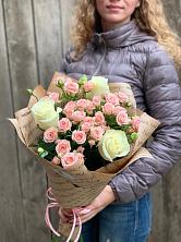 Букет цветов из:  Розы в Высоком
