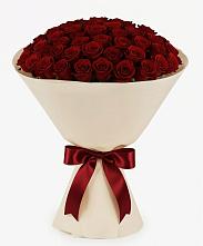 Букет 101 Бордовая роза Блэк Бакарра в Высоком
