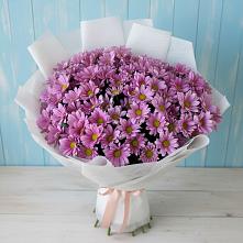 Букет цветов из:  Хризантемы в Высоком