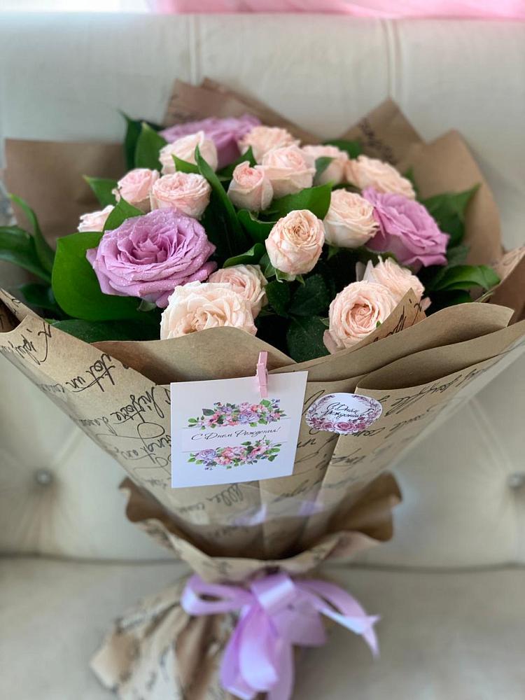 Букет цветов из: Розы в Высоком