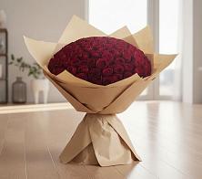 Букет 101 Красная роза в Высоком