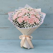 Букет цветов из:  Гвоздики в Высоком