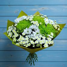 Букет цветов из:  Хризантемы в Высоком