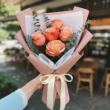 Букет цветов из:  Розы в Высоком