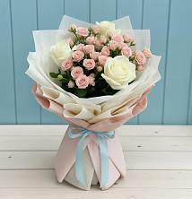 Букет цветов из:  Розы в Высоком