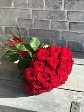 Букет Красные розы Фридом #REPLACE_PRED# Высоком