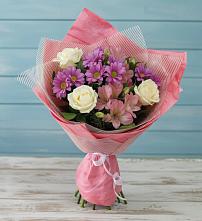 Букет цветов из:  Герберы #REPLACE_PRED# Высоком