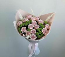 Букет цветов из:  Розы и Хризантемы в Высоком