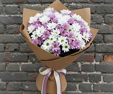 Букет цветов из:  Хризантемы в Высоком