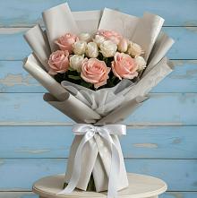 Букет цветов из:  Розы #REPLACE_PRED# Высоком
