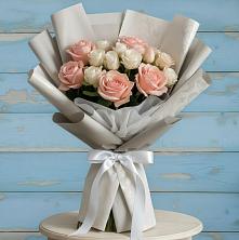 Букет цветов из:  Розы в Высоком