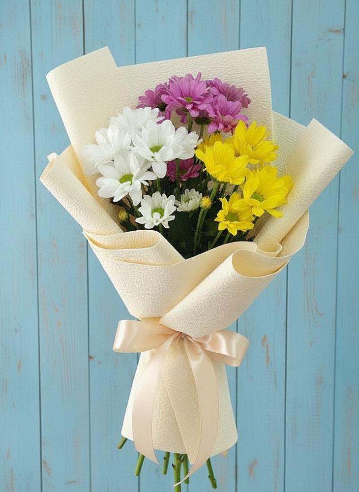 Букет цветов из: Хризантемы в Высоком