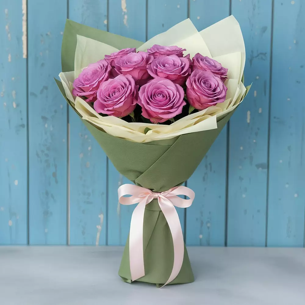 Букет Розы Фёрст Леди в Высоком