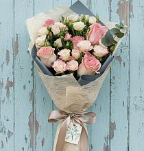 Букет цветов из:  Розы в Высоком