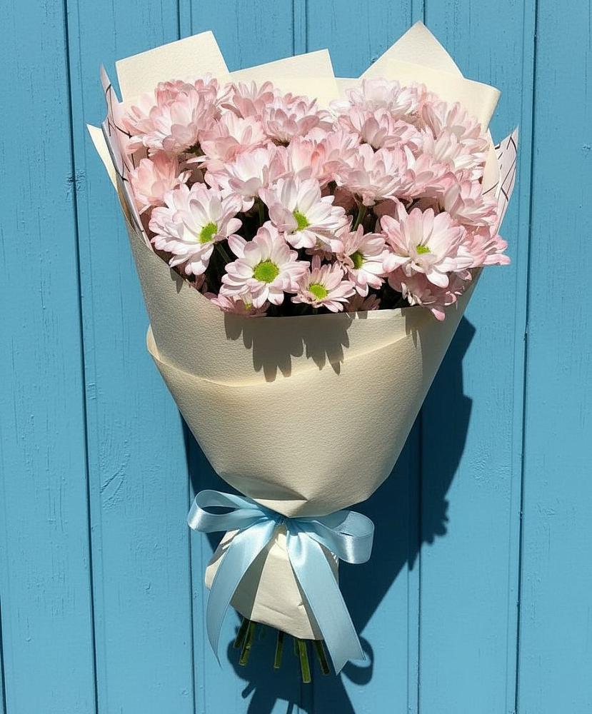 Букет цветов из: Хризантемы в Высоком