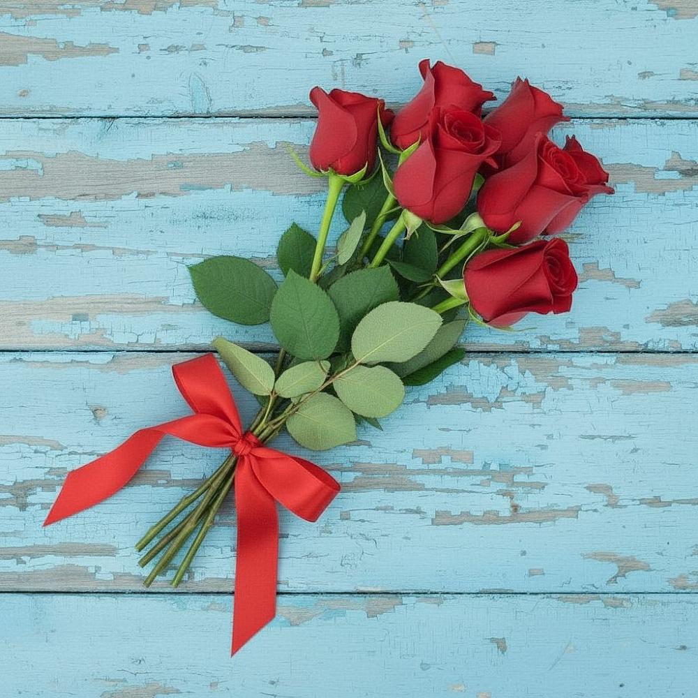 Букет Красные розы в Высоком
