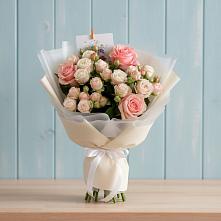 Букет цветов из:  Розы в Высоком